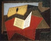 Juan Gris The guitar and Score USA oil painting artist